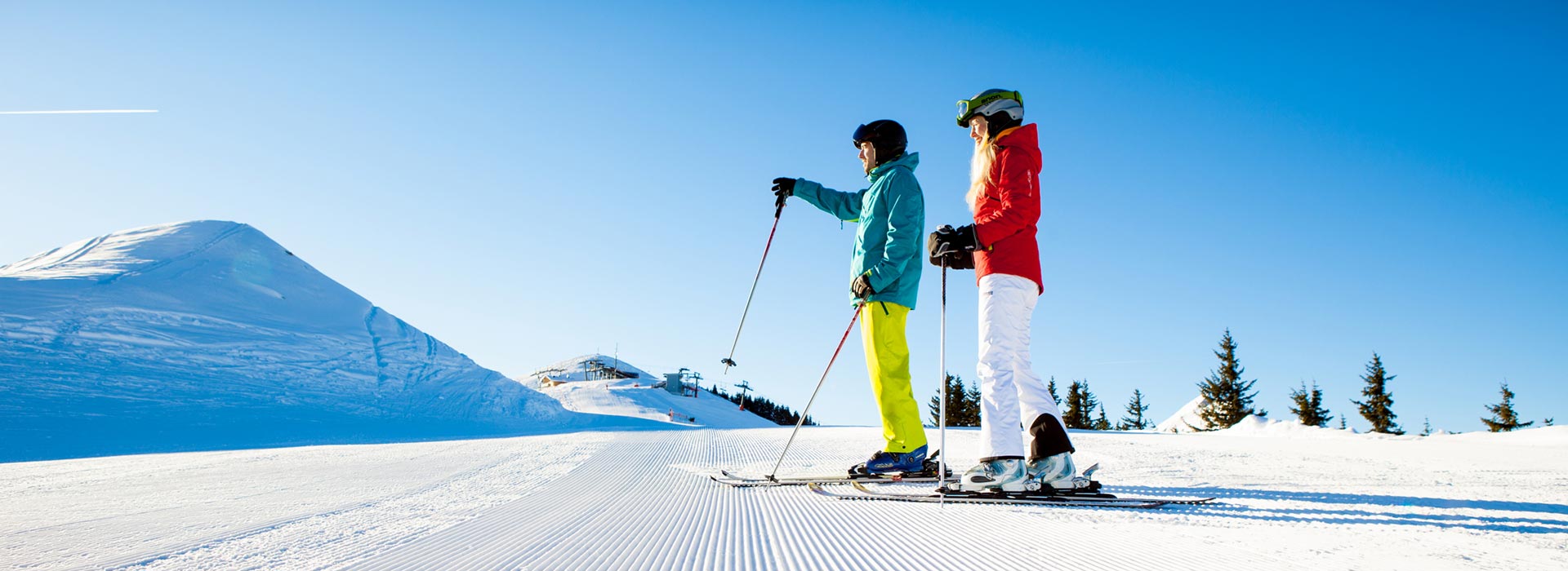 Skifahren Piste Grossarltal